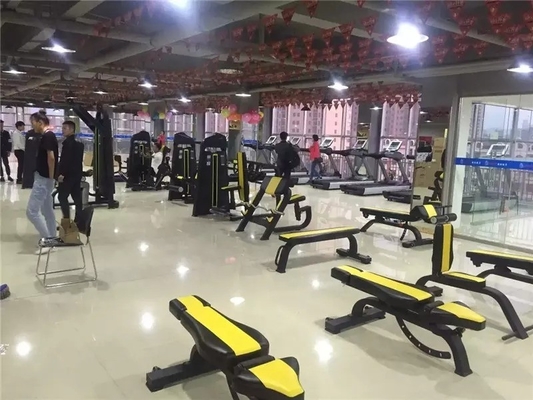 Unisex gimnasio ejercicio de fuerza Banco de inclinación ajustable Banco de declive equipo de ejercicios