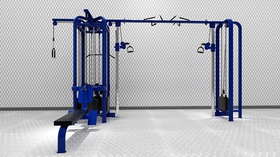 Máquina de cable de entrenamiento de fuerza gimnasio Máquina de gimnasio de varias estaciones con polea ajustable