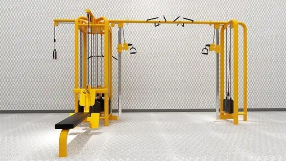 Máquina de cable de entrenamiento de fuerza gimnasio Máquina de gimnasio de varias estaciones con polea ajustable