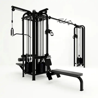 Máquina de cable de entrenamiento de fuerza gimnasio Máquina de gimnasio de varias estaciones con polea ajustable