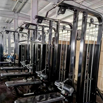 Gimnasio en el hogar 2 en 1 sentado Lat Pulldown máquina con construcción de acero de grado comercial