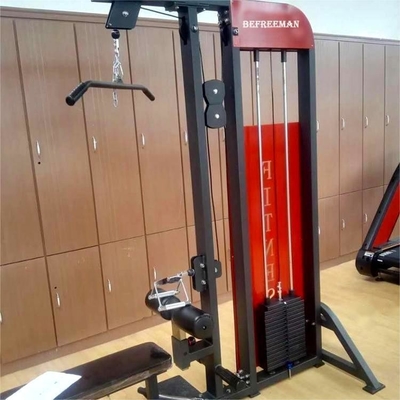 Gimnasio en el hogar 2 en 1 sentado Lat Pulldown máquina con construcción de acero de grado comercial