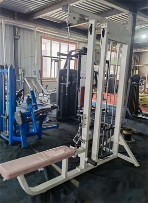 Gimnasio en el hogar 2 en 1 sentado Lat Pulldown máquina con construcción de acero de grado comercial