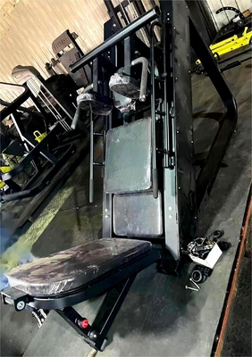 Carga máxima 400KG Equipo de gimnasio comercial Prensa de piernas Hack Squat Combo Machine para culturismo