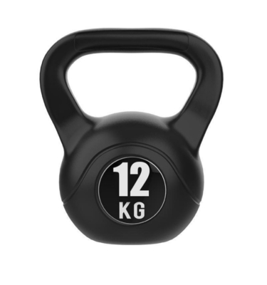 Kettlebell portátil para el entrenamiento con pesas libres Cuerpo de ejercicios de acondicionamiento físico recubierto de goma