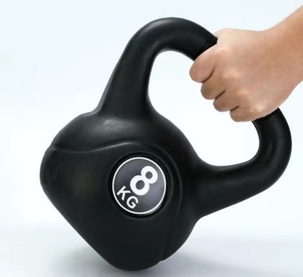 Kettlebell portátil para el entrenamiento con pesas libres Cuerpo de ejercicios de acondicionamiento físico recubierto de goma