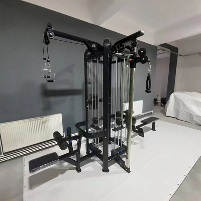 Crossover de cable de polea ajustable para entrenamiento de fuerza comercial en gimnasio