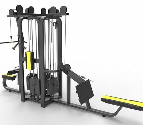 Crossover de cable de polea ajustable para entrenamiento de fuerza comercial en gimnasio