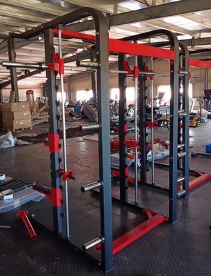 Rectangular tubo de acero Q235 Multifunción Fitness squat rack para el entrenamiento de fuerza