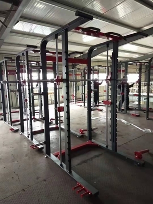 Rectangular tubo de acero Q235 Multifunción Fitness squat rack para el entrenamiento de fuerza