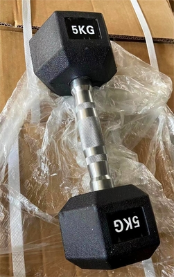 Cubierta de goma hexadecimal Dumbbell para brazos Varios pesos de 2,5 kg a 40 kg Departamento de hombres