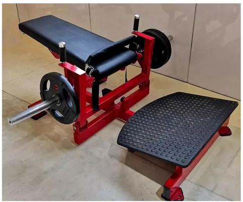 Placa de entrenamiento de gimnasio cargada con propulsor de cadera Máquina comercial con fuerza multifunción