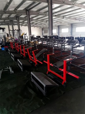 Placa de entrenamiento de gimnasio cargada con propulsor de cadera Máquina comercial con fuerza multifunción