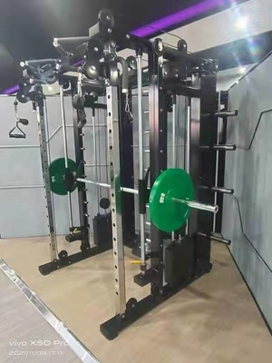 Centro de gimnasia Logotipo personalizado disponible en la máquina de Smith Cable de entrenamiento