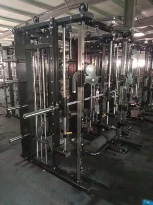 Antes de la construcción del cable de acero Cage de energía cruzada para el entrenamiento de gimnasio multifuncional