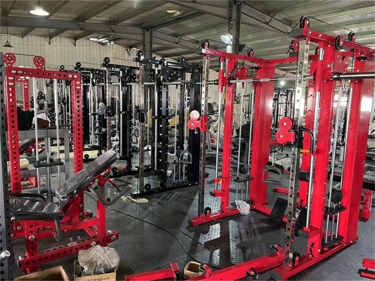 Entrenamiento de brazos y hombros Befreeman Gym Center máquina Smith todo en uno con pilas de peso de acero