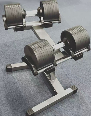 Peso libre de metales Dumbbell ajustable para el equipo de entrenamiento de fuerza en el gimnasio en casa