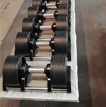 Peso libre de metales Dumbbell ajustable para el equipo de entrenamiento de fuerza en el gimnasio en casa