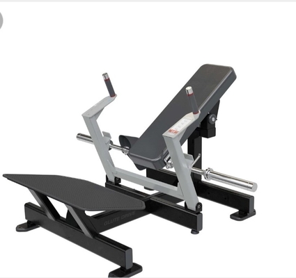 Máquina de empuje de cadera de barra con disco cargado de glúteos Una necesidad para el entrenamiento de fuerza