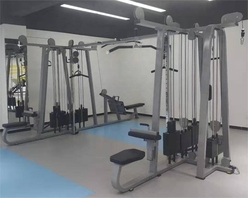 8 Estaciones Entrenador funcional Equipo de gimnasio para unisexo Color de marco seleccionable opcional