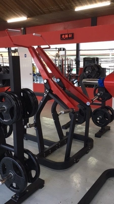 Biceps cargados con placas comerciales Triceps tirón delantero para equipos de gimnasio 1550*670*1400 mm