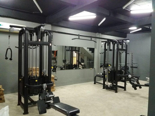 8 Estaciones Entrenador funcional Equipo de gimnasio para unisexo Color de marco seleccionable opcional