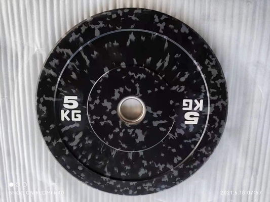 15lb 30lb 45lb gimnasio de goma de placas de pesas para el logotipo personalizado entrenamiento de peso libre