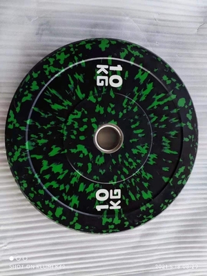 15lb 30lb 45lb gimnasio de goma de placas de pesas para el logotipo personalizado entrenamiento de peso libre