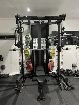 Commercial / Home Smith Trainer Bodybuilding Cuchillo de cuclillas con recubrimiento en polvo de dos capas