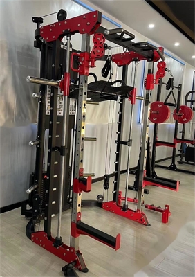 Commercial / Home Smith Trainer Bodybuilding Cuchillo de cuclillas con recubrimiento en polvo de dos capas