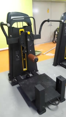 Entrenador muscular profesional de gimnasio con selección de carga de pines