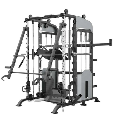 Rectangular tubo de acero Q235 Multifuncional Trainer Power Rack para el entrenamiento de fuerza