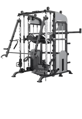 Rectangular tubo de acero Q235 Multifuncional Trainer Power Rack para el entrenamiento de fuerza