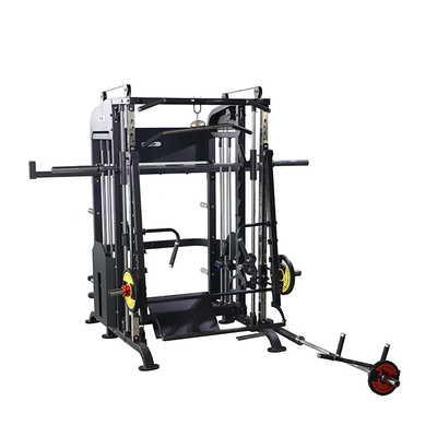 Rectangular tubo de acero Q235 Multifuncional Trainer Power Rack para el entrenamiento de fuerza