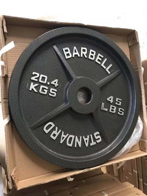 Placas de peso de hierro fundido profesionales para entrenamiento de fuerza Equipo de gimnasio en casa unisex