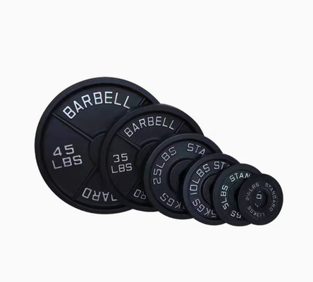 Placas de peso de hierro fundido profesionales para entrenamiento de fuerza Equipo de gimnasio en casa unisex