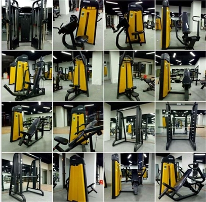 Equipo de gimnasio comercial en interiores Máquina en fila vertical con pilas de peso 1610*1200*1580