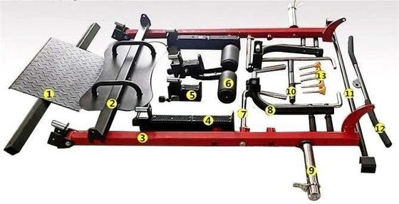 Equipo de gimnasio de 260 kg de capacidad Smith Machine Accesorios para entrenamientos personalizados