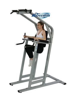 Equipo de gimnasio Pull Up Bar Levantamiento de piernas y ejercicios de pecho y hombro Power Tower Dip Station