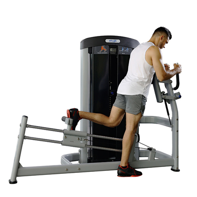 Equipo de gimnasio de prensa para ejercicios de piernas máquina de glúteos de pie en gimnasio comercial