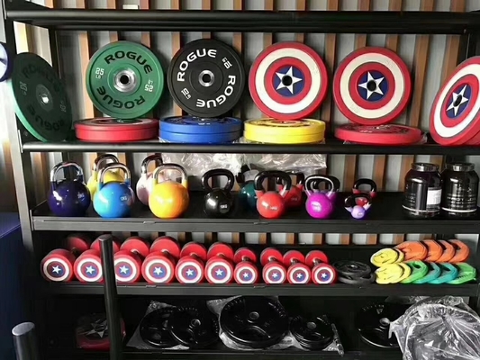 Equipo de gimnasio Colorido de placas de peso en opcional Seleccionable color del marco