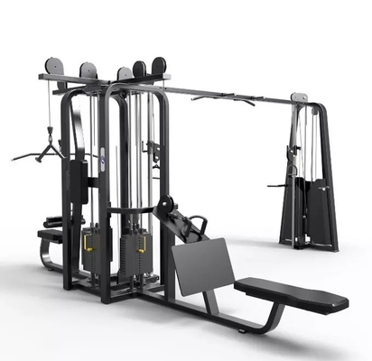 Equipo de gimnasio multiestación para entrenamiento de fuerza y entrenamientos multifuncionales