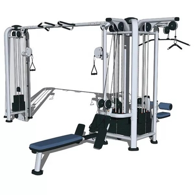 Equipo de gimnasio multiestación para entrenamiento de fuerza y entrenamientos multifuncionales