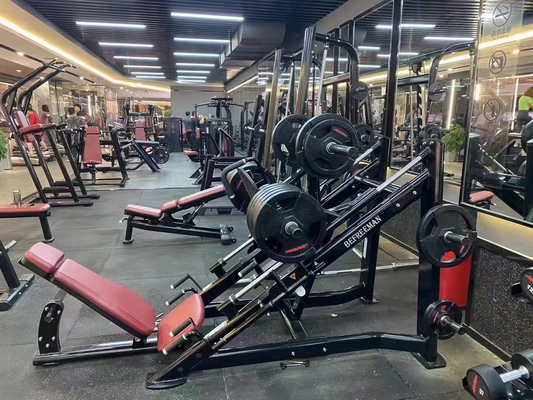 Logotipo personalizado 236KG entrenamiento de fuerza máquina de prensa de piernas para el equipo de gimnasio comercial
