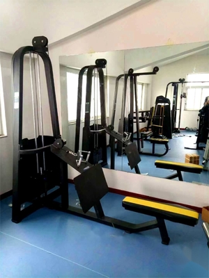 Máquina con asiento bajo de acero para el pecho hombro espalda brazos ejercicio en el equipo de gimnasio