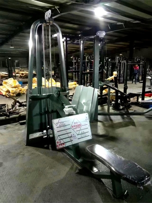 Máquina con asiento bajo de acero para el pecho hombro espalda brazos ejercicio en el equipo de gimnasio