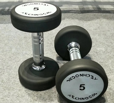 Equipo de ejercicios físicos Freeman Dumbbell de acero recubierto de goma para entrenamiento con pesas libres para hombres