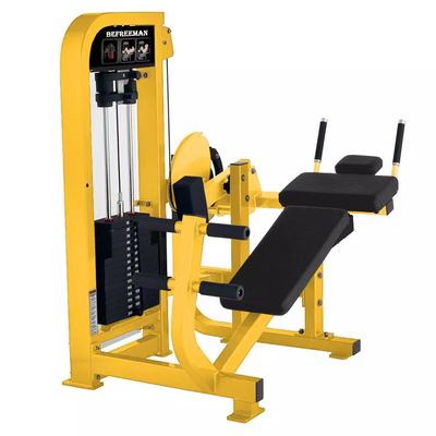 Entrenamiento de fuerza cargador medio con asiento de acero máquina de abdominales para equipos comerciales de gimnasio