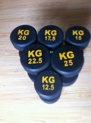 Equipo de ejercicios físicos Freeman Dumbbell de acero recubierto de goma para entrenamiento con pesas libres para hombres
