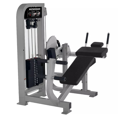 Entrenamiento de fuerza cargador medio con asiento de acero máquina de abdominales para equipos comerciales de gimnasio